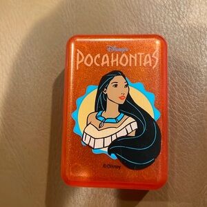 Disney Pocahontas plastic box. Vintage